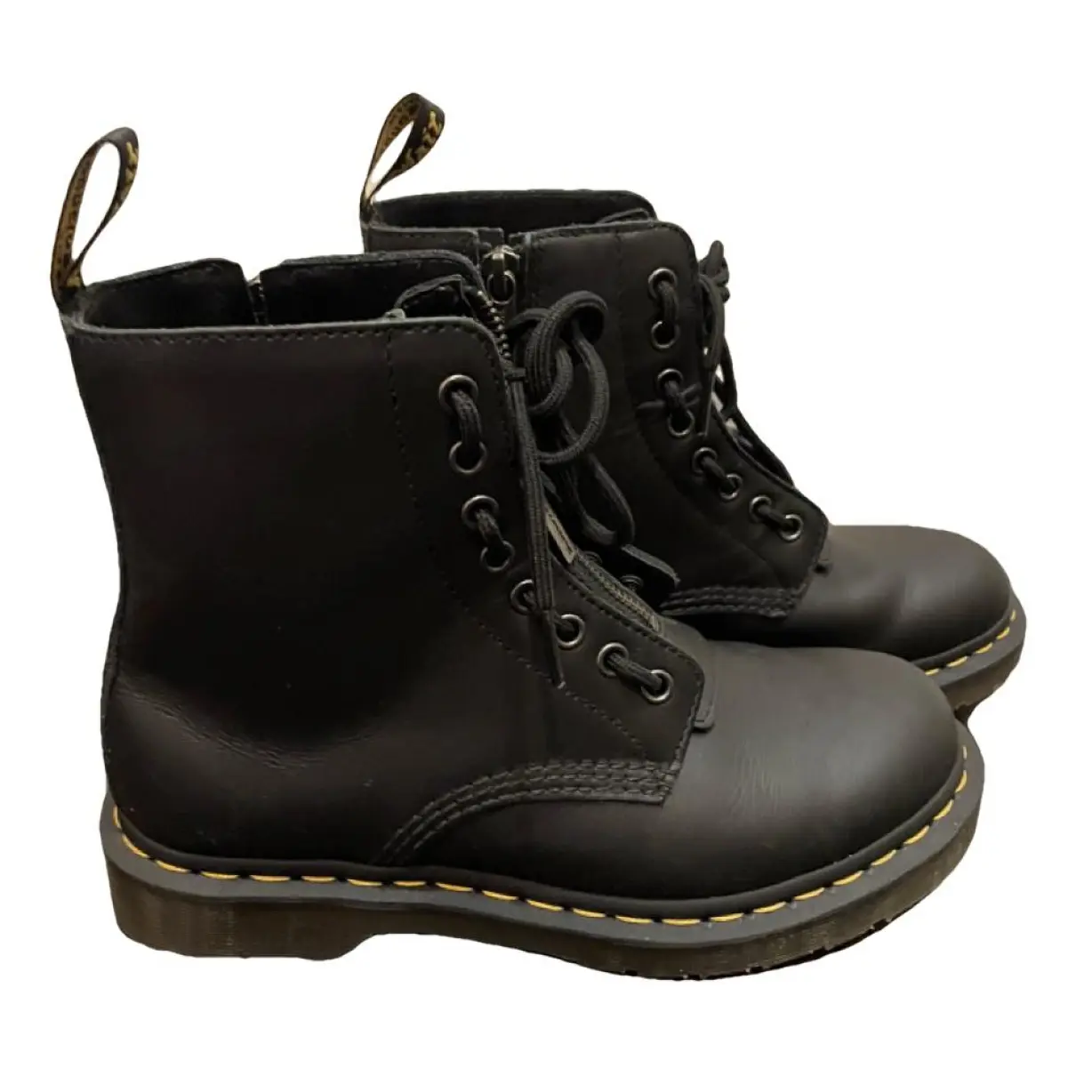 1460 Pascal (8 eye) leather biker boots