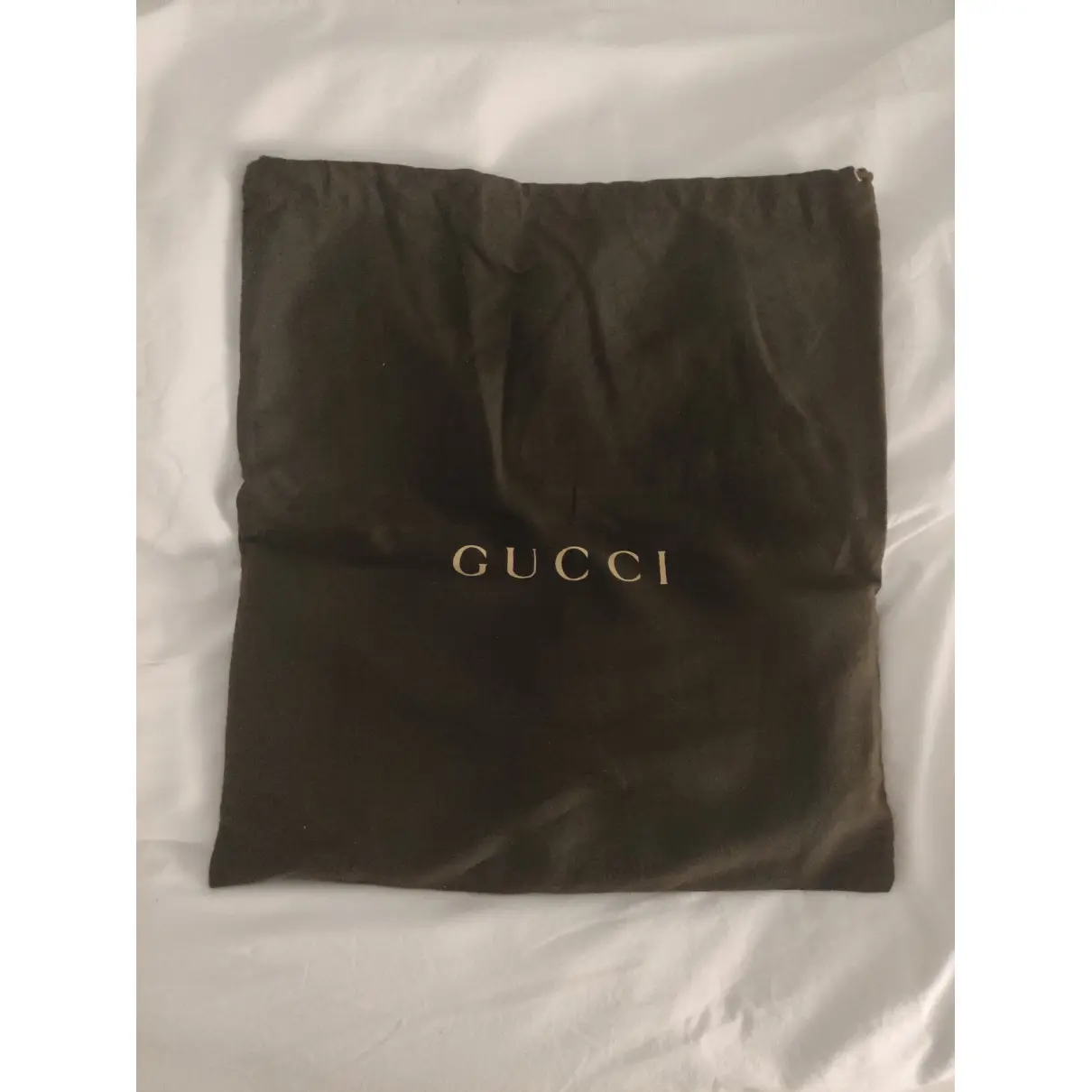 1973 leather clutch bag Gucci