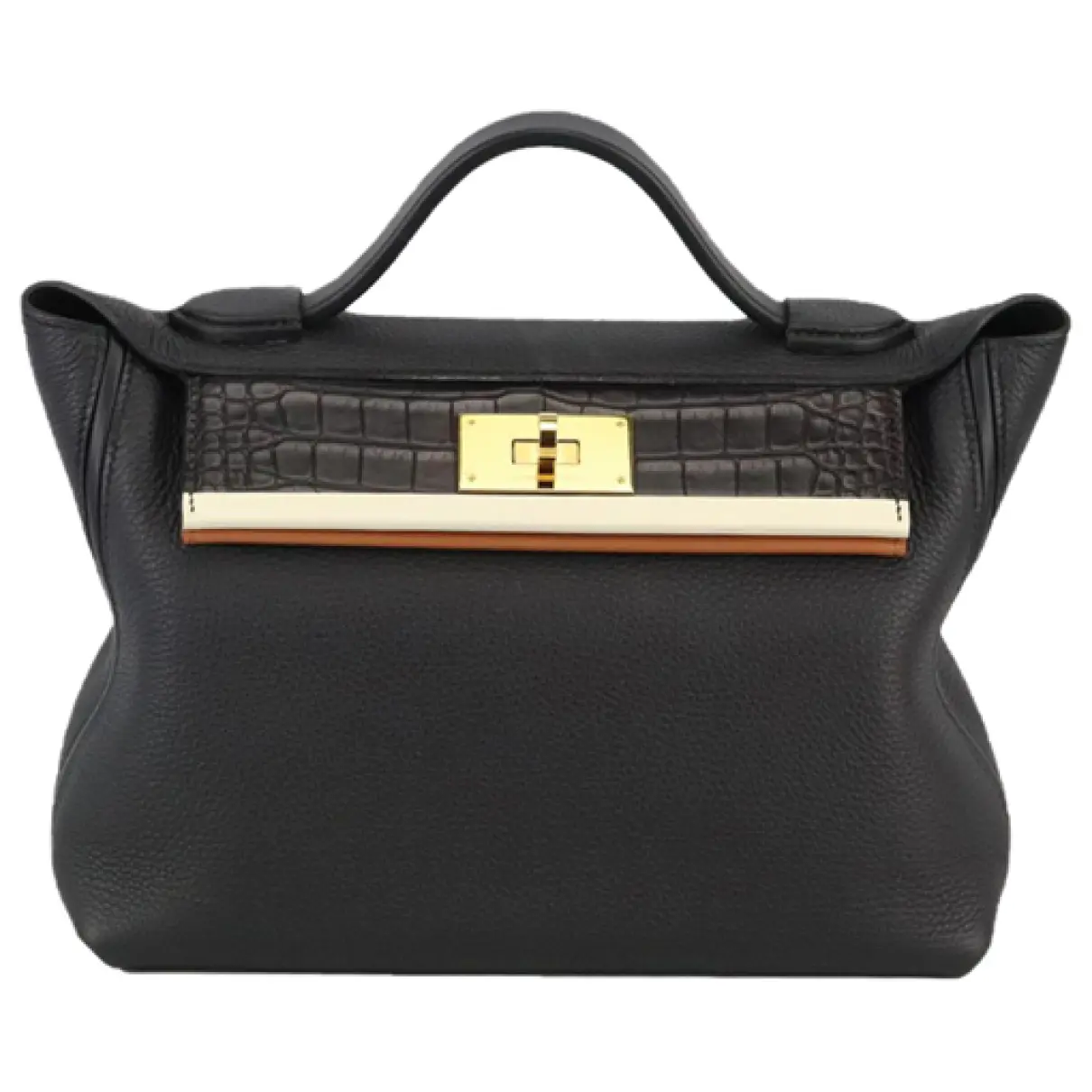 24/24 leather handbag