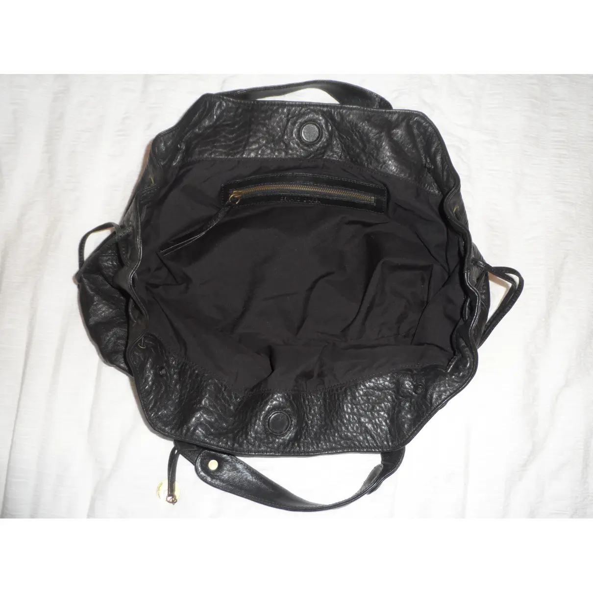 24h leather handbag Gerard Darel - Vintage