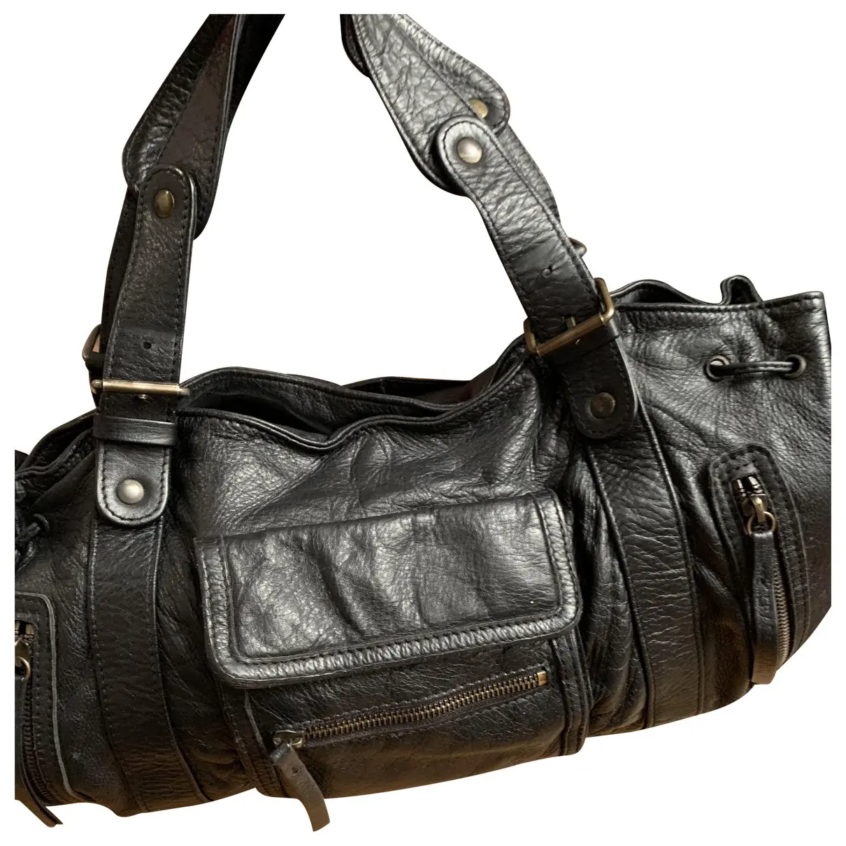 24h leather handbag Gerard Darel