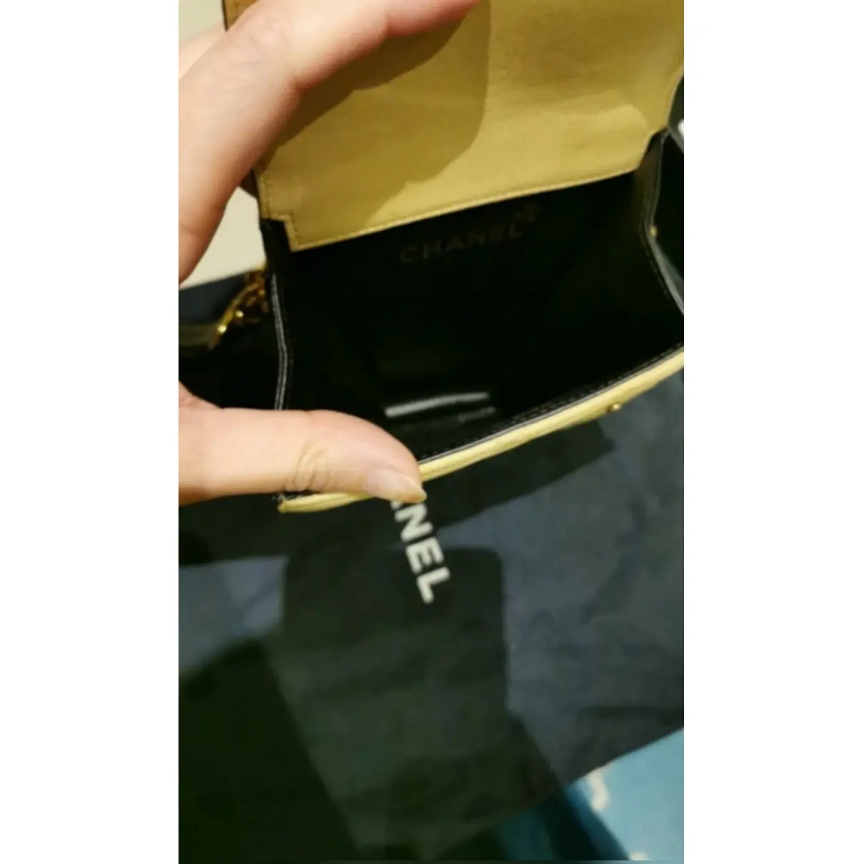 2.55 Phone leather crossbody bag Chanel - Vintage