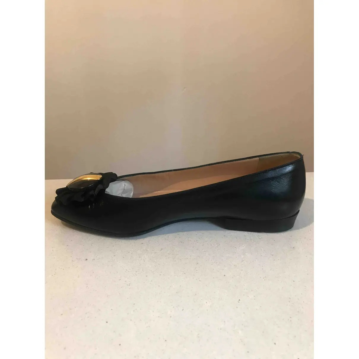 A. Testoni Leather ballet flats for sale