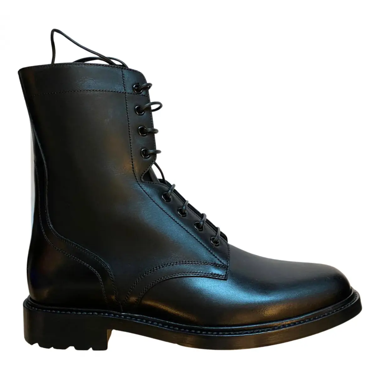 Academy leather boots Celine