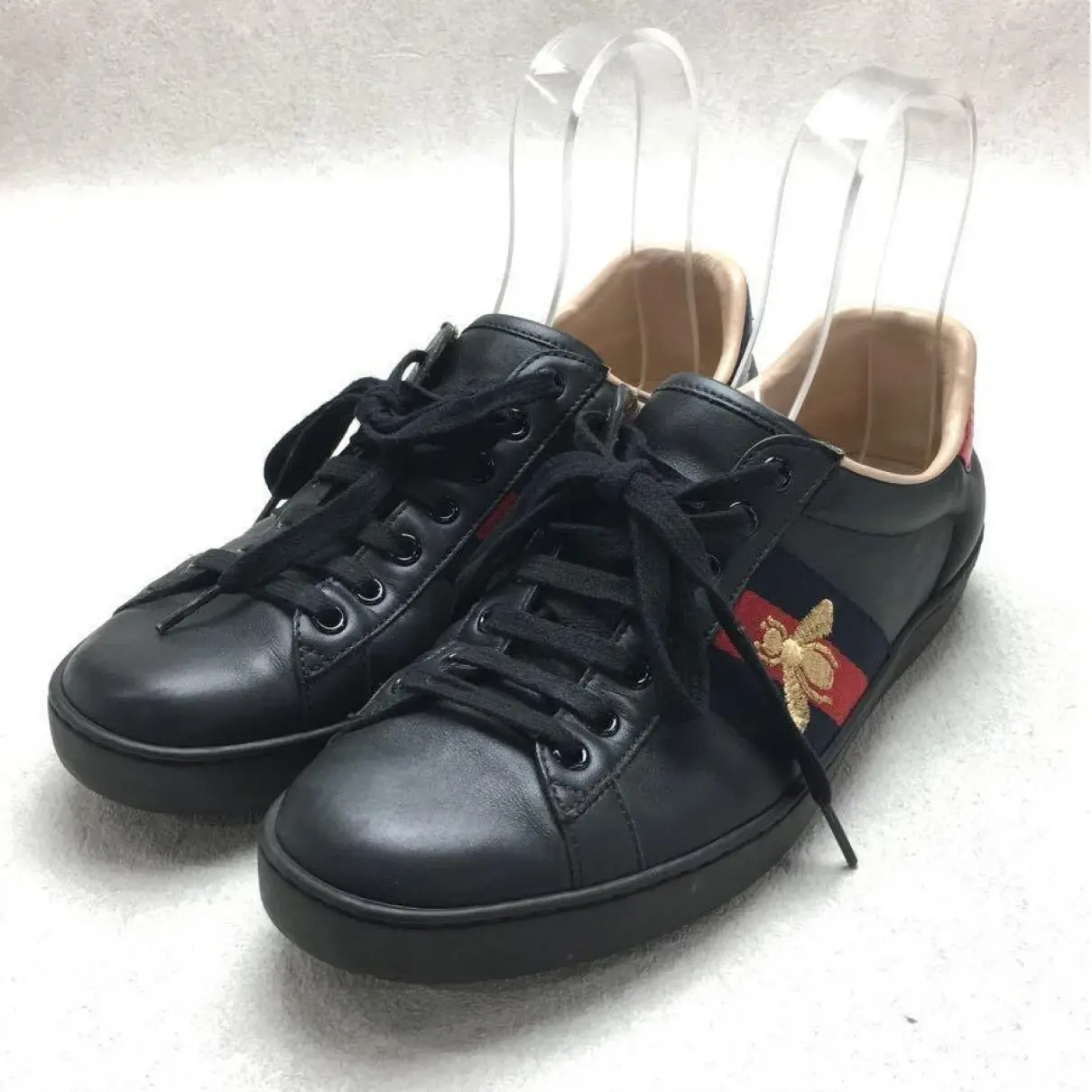 Buy Gucci Ace leather low trainers online