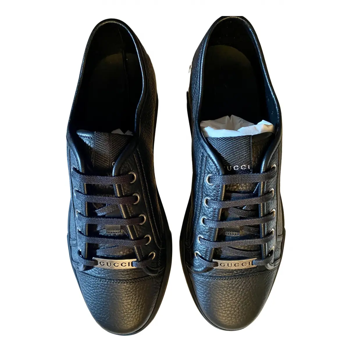 Ace leather low trainers Gucci