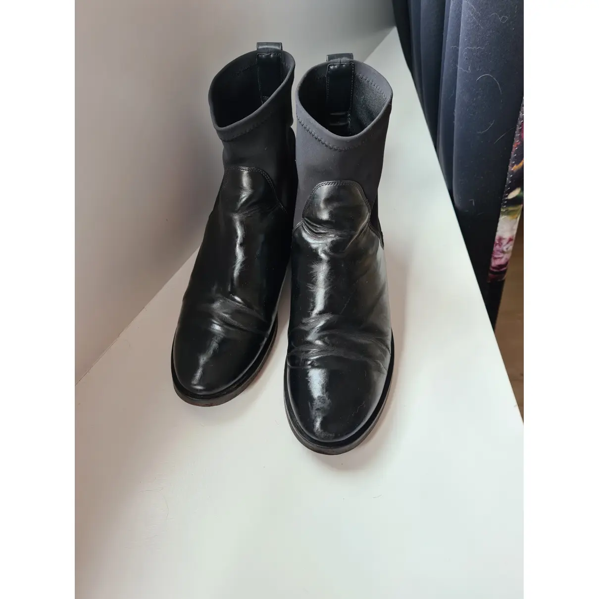 Buy Acne Studios Leather ankle boots online
