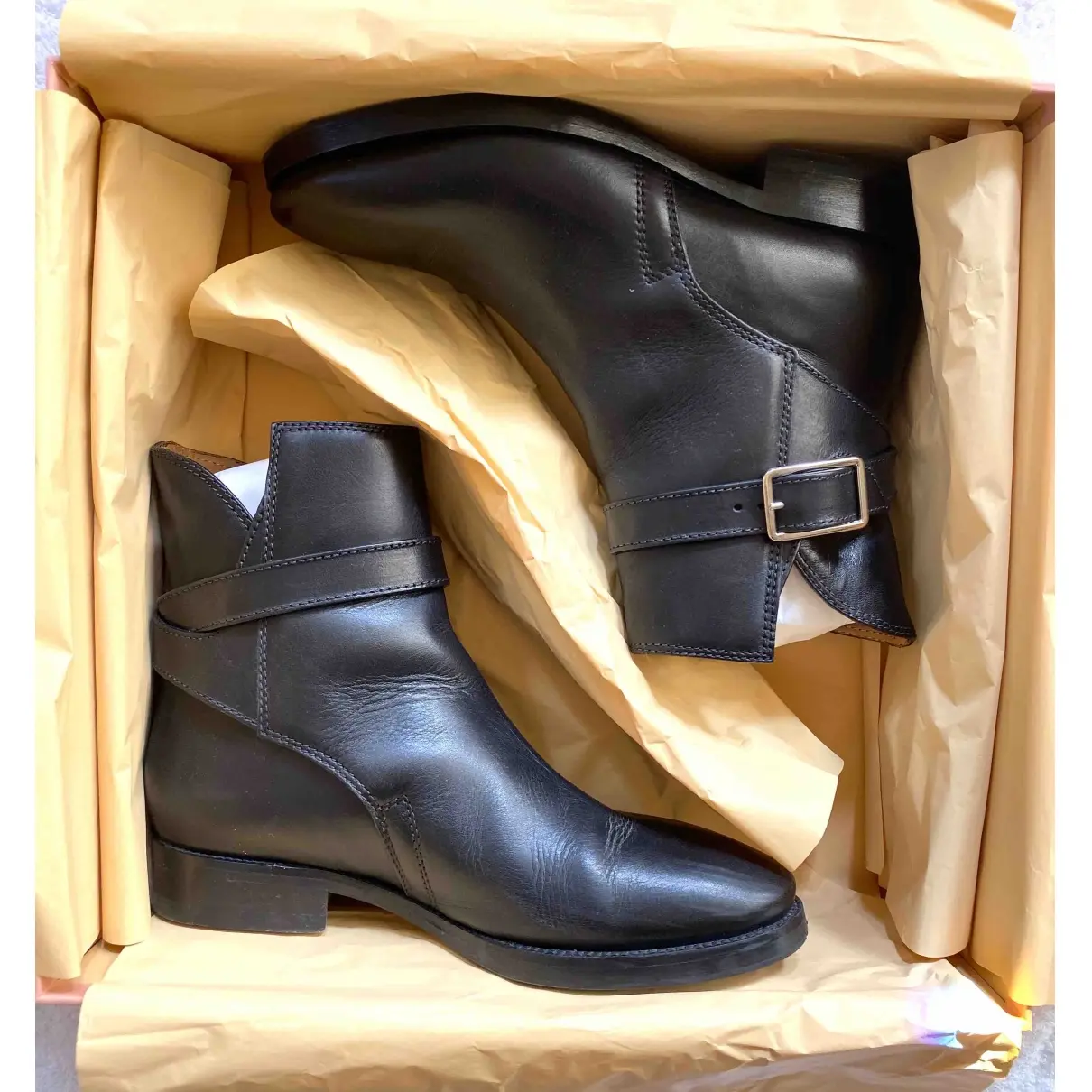 Leather boots Acne Studios