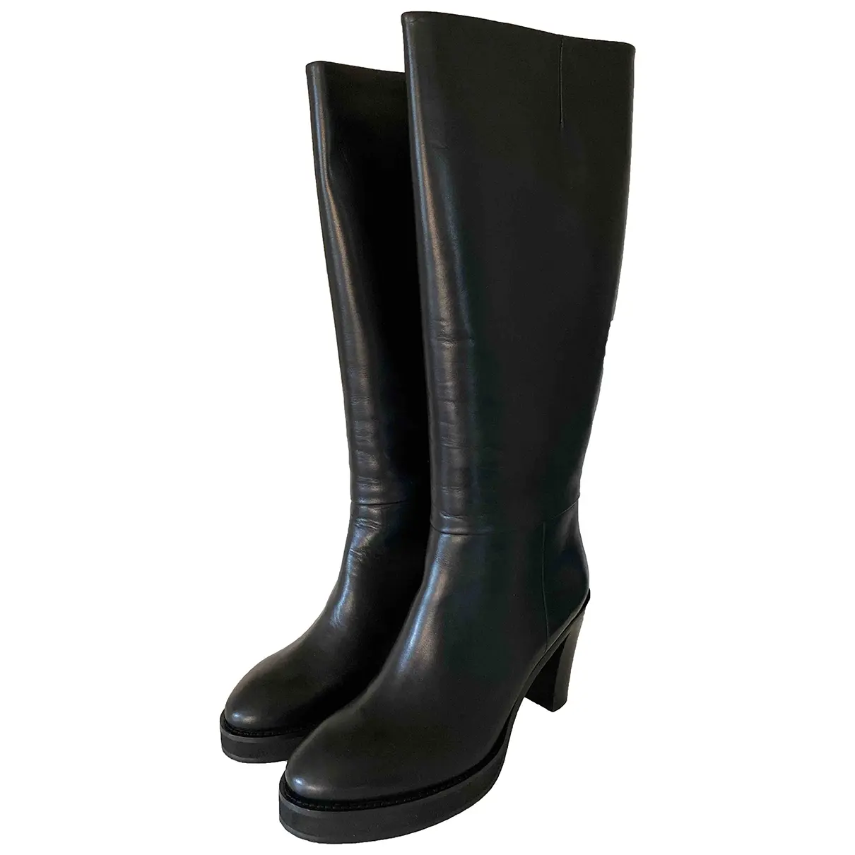 Leather riding boots Acne Studios