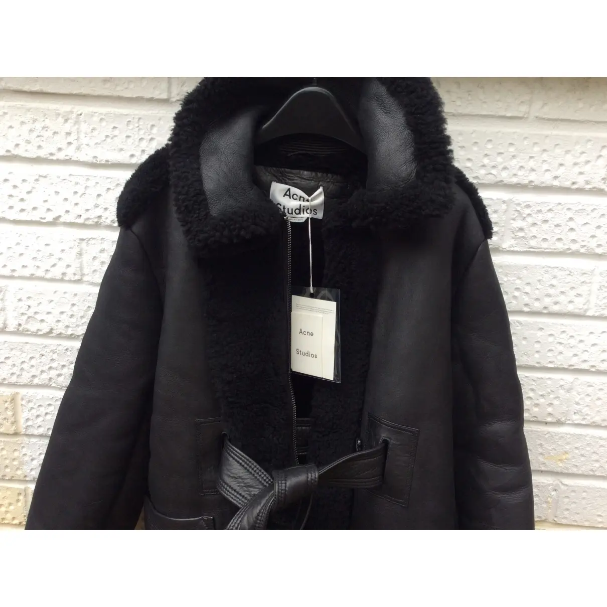 Acne Studios Leather coat for sale