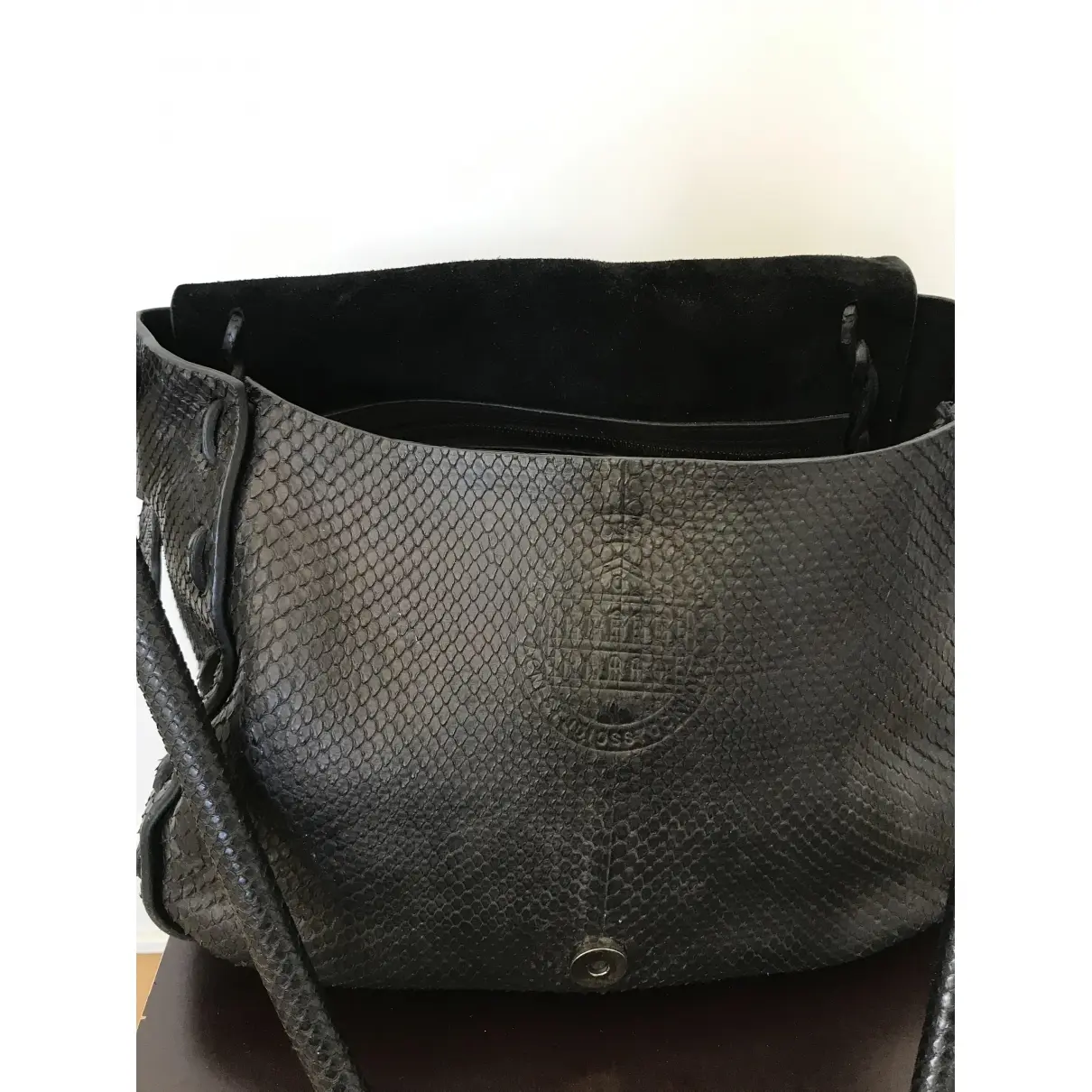 Leather crossbody bag Acne Studios