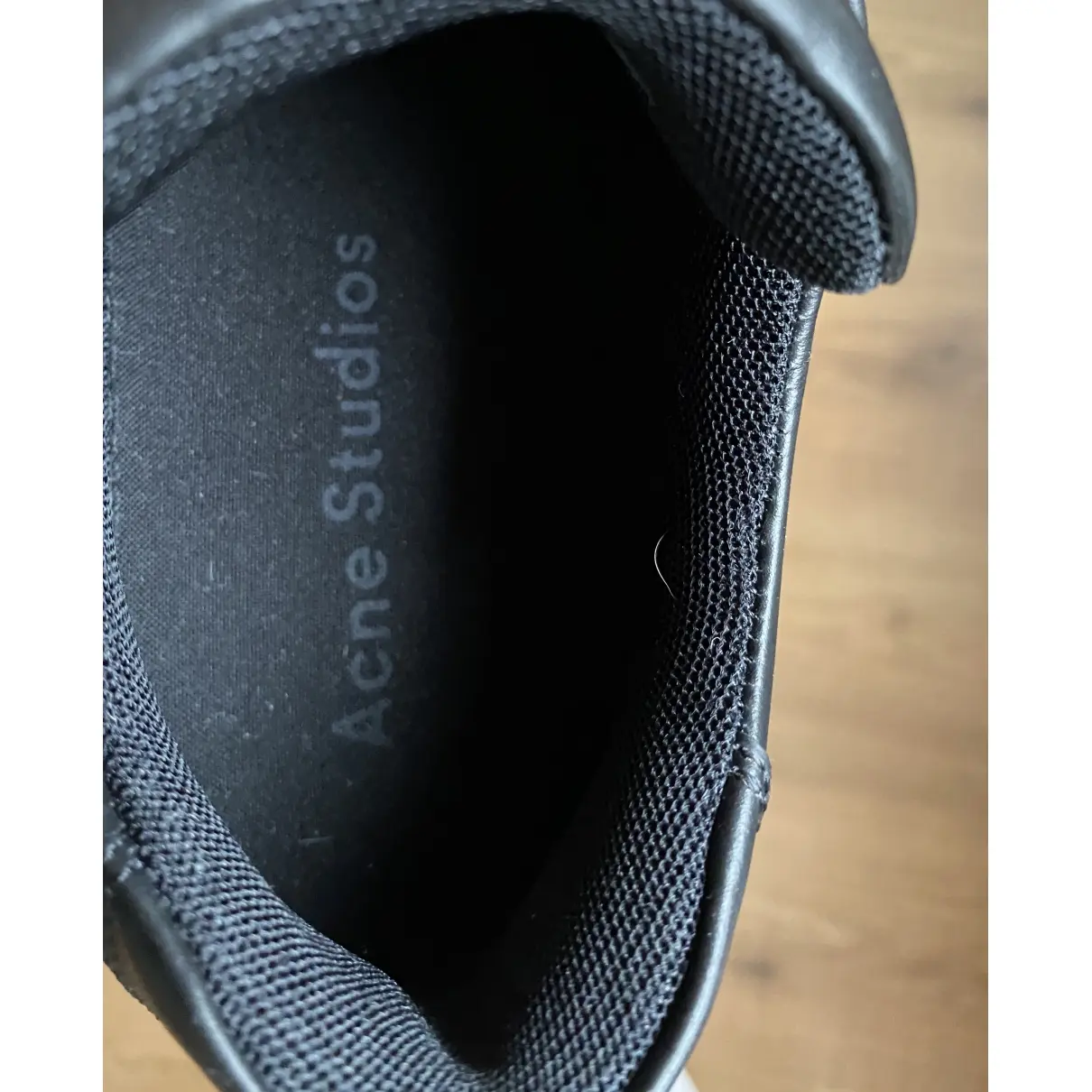 Buy Acne Studios Leather low trainers online