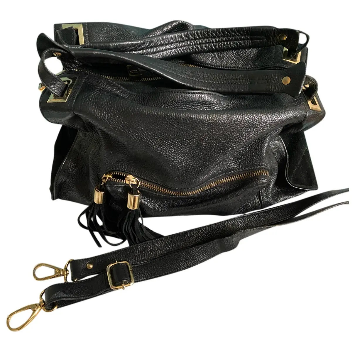 Adel leather handbag Sandro
