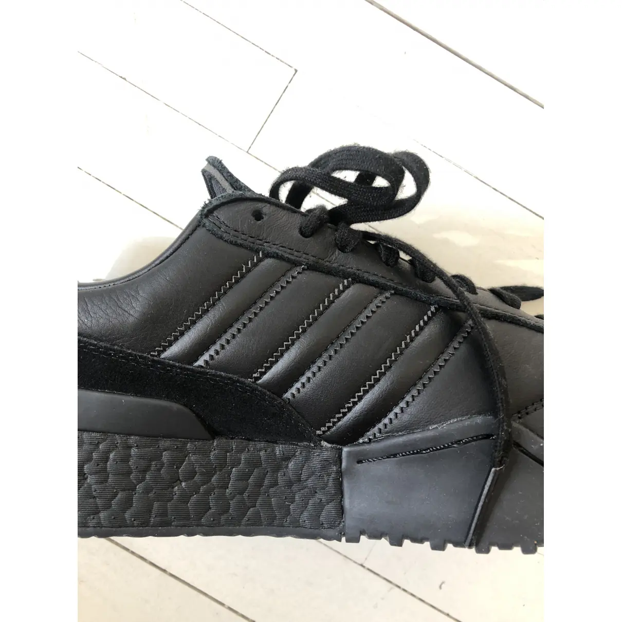 Leather low trainers Adidas Originals x Alexander Wang