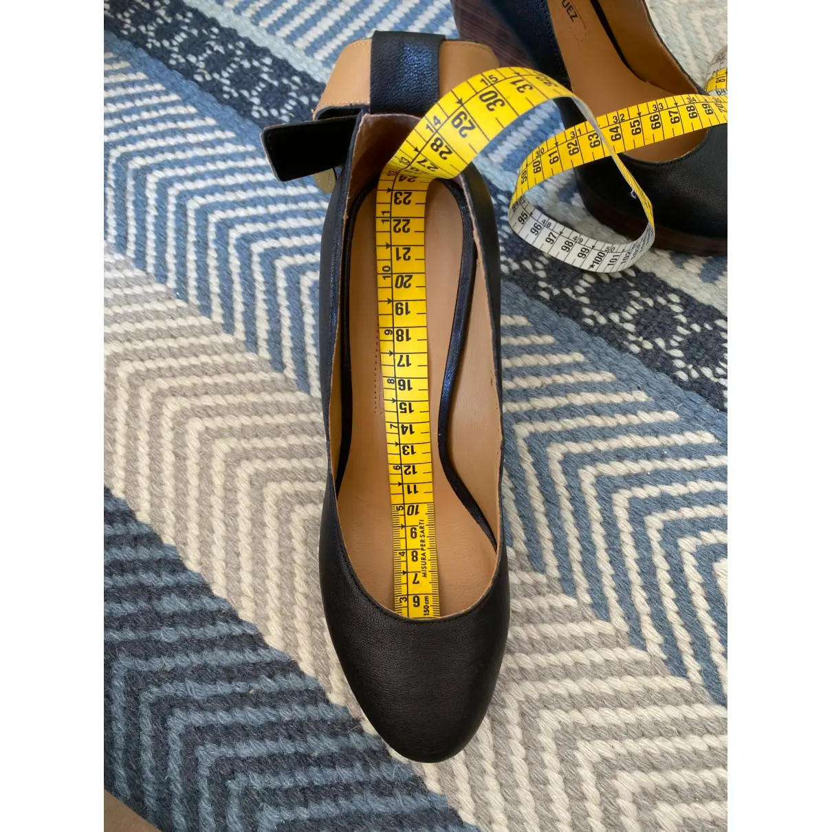Leather heels Adolfo Dominguez