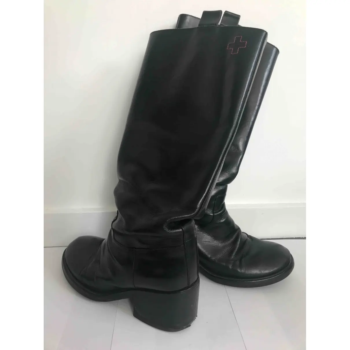 Leather boots A.F.Vandevorst