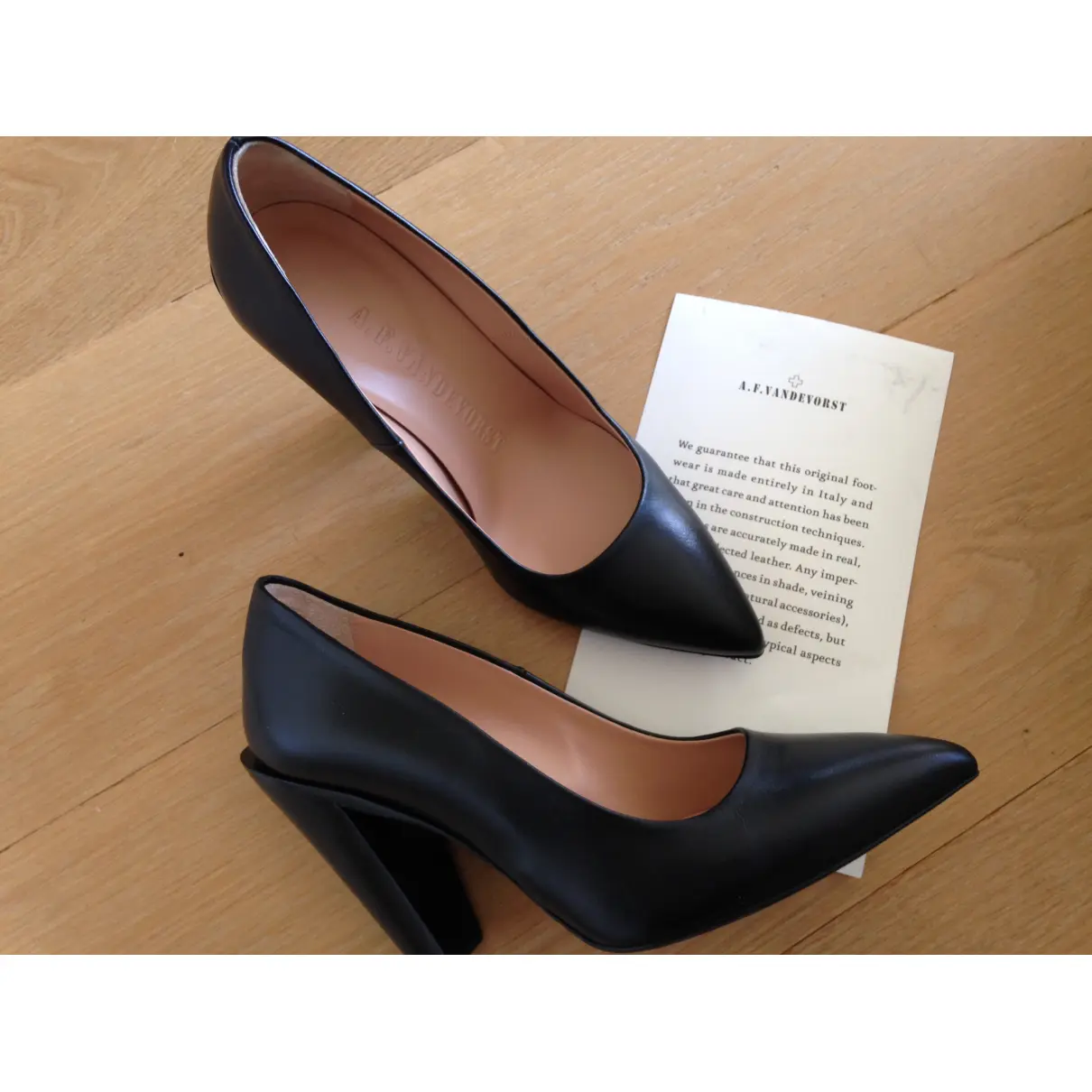 Leather heels A.F.Vandevorst