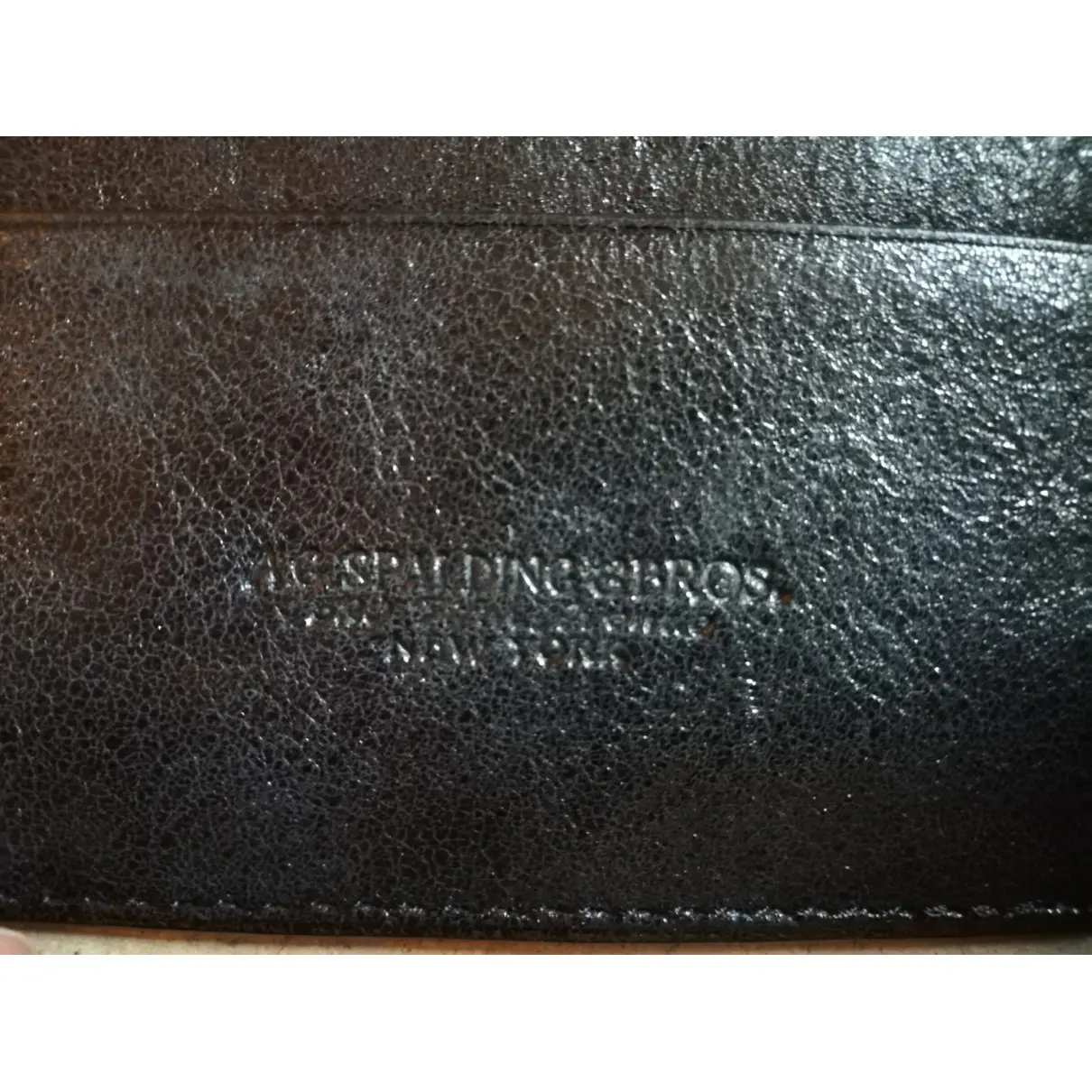Buy Ag Spalding & Bros Leather small bag online