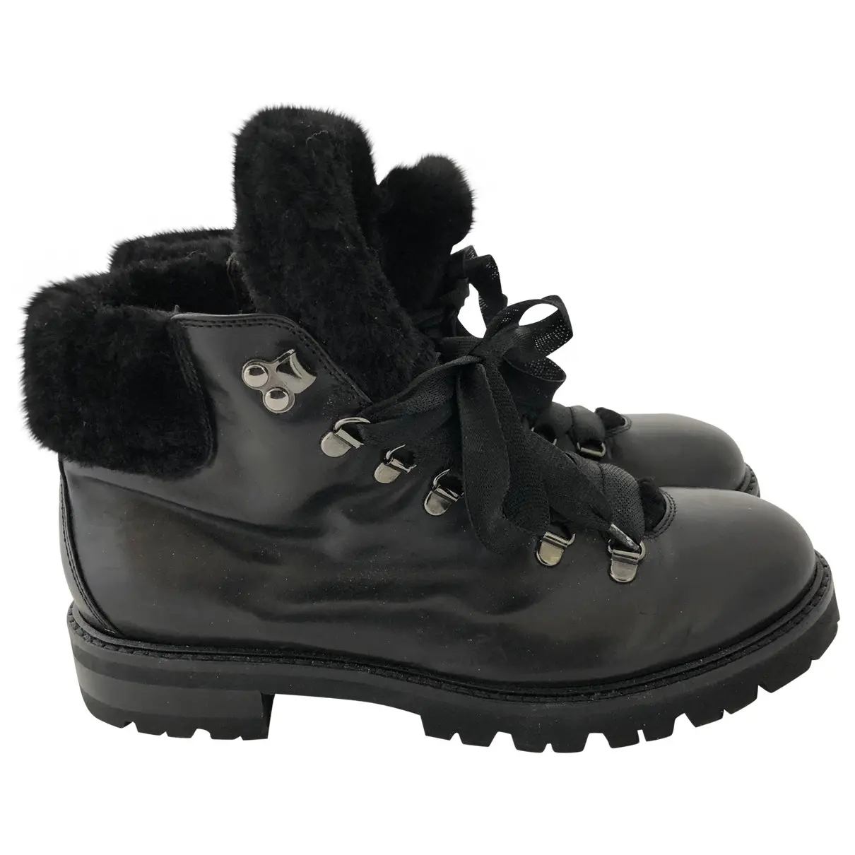Leather lace up boots Agl