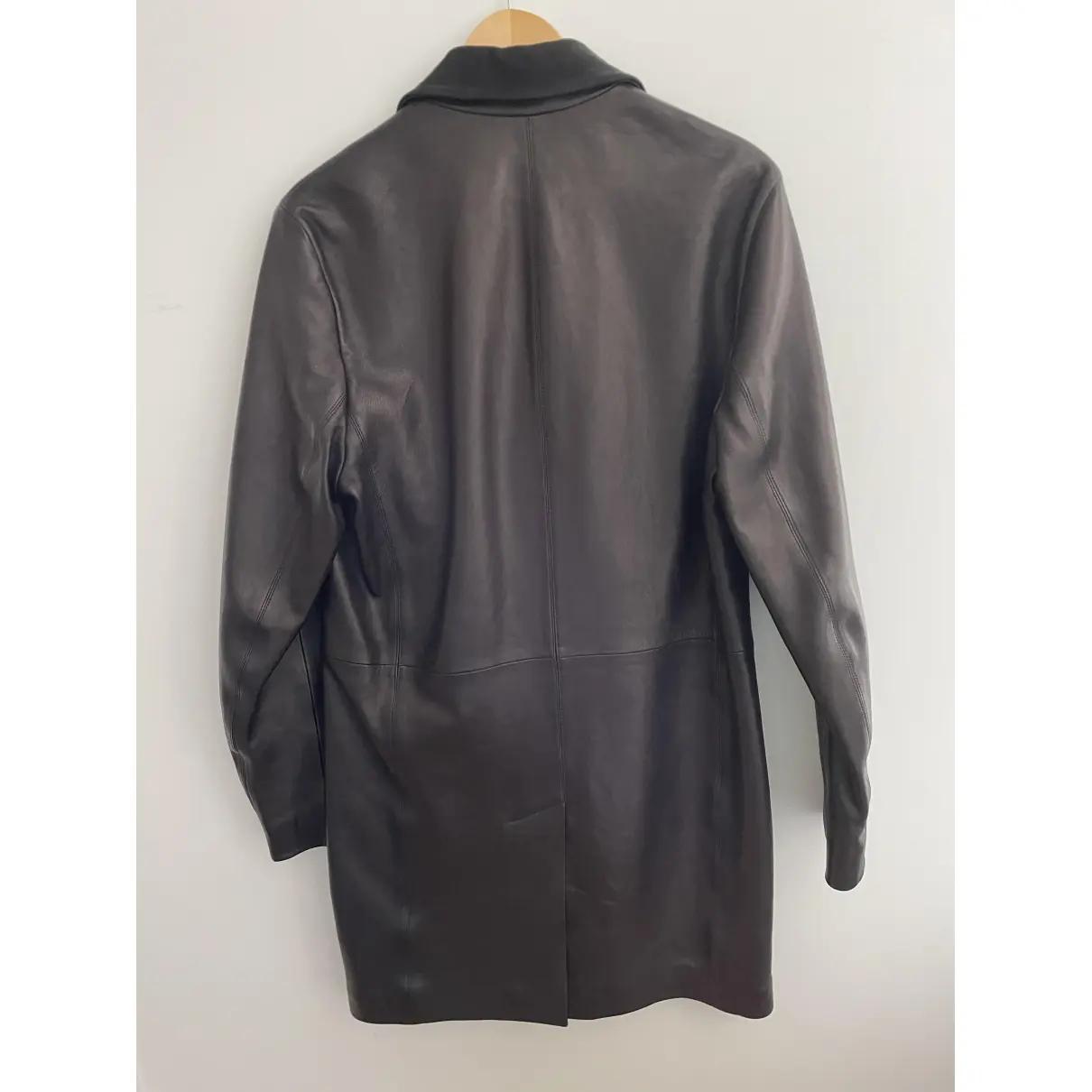 Buy Agnès B. Leather coat online