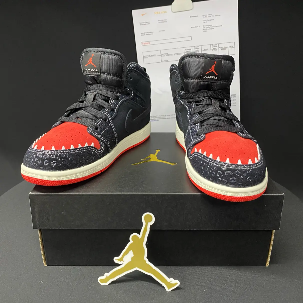 Air Jordan 1 leather trainers JORDAN