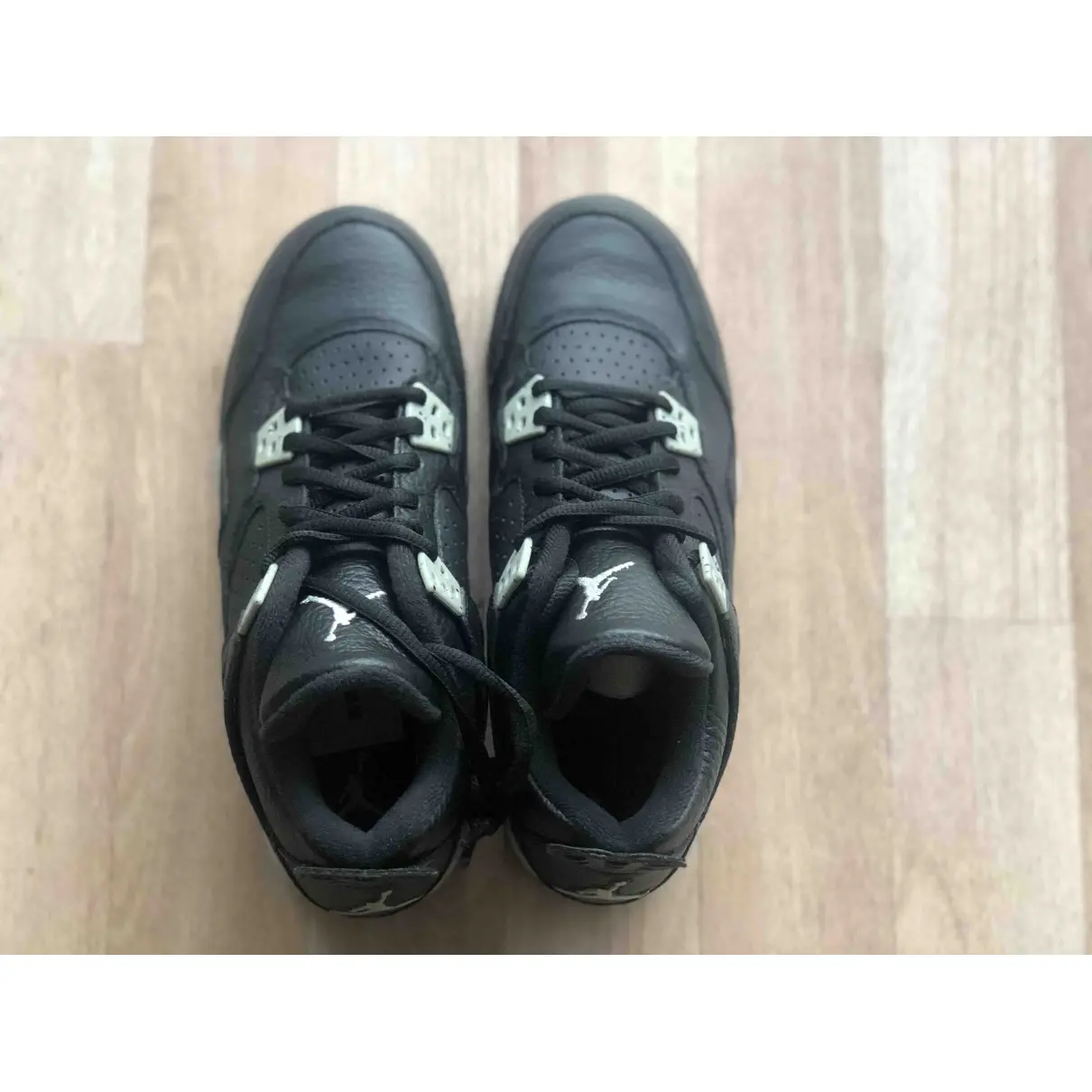 Buy JORDAN Air Jordan 4 leather trainers online