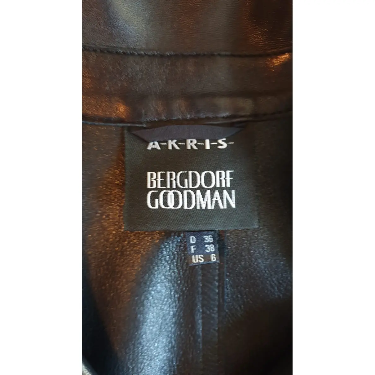 Leather trench coat Akris