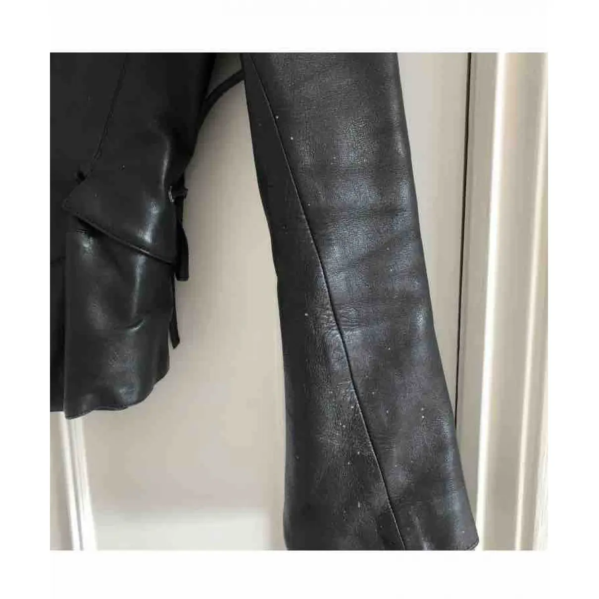 Buy Alaïa Leather biker jacket online - Vintage