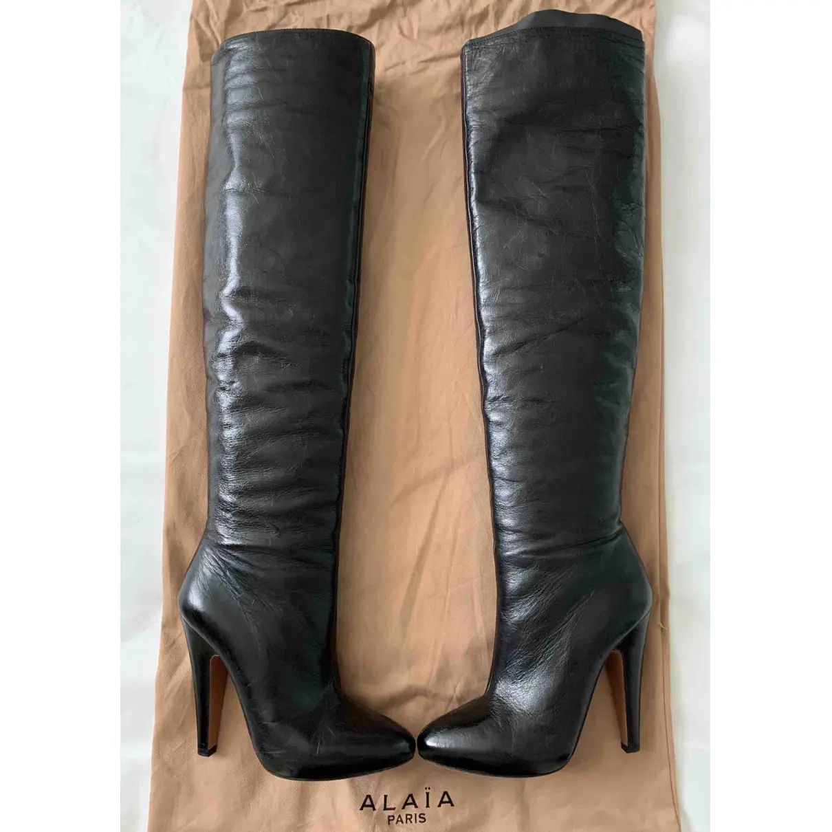 Buy Alaïa Leather boots online
