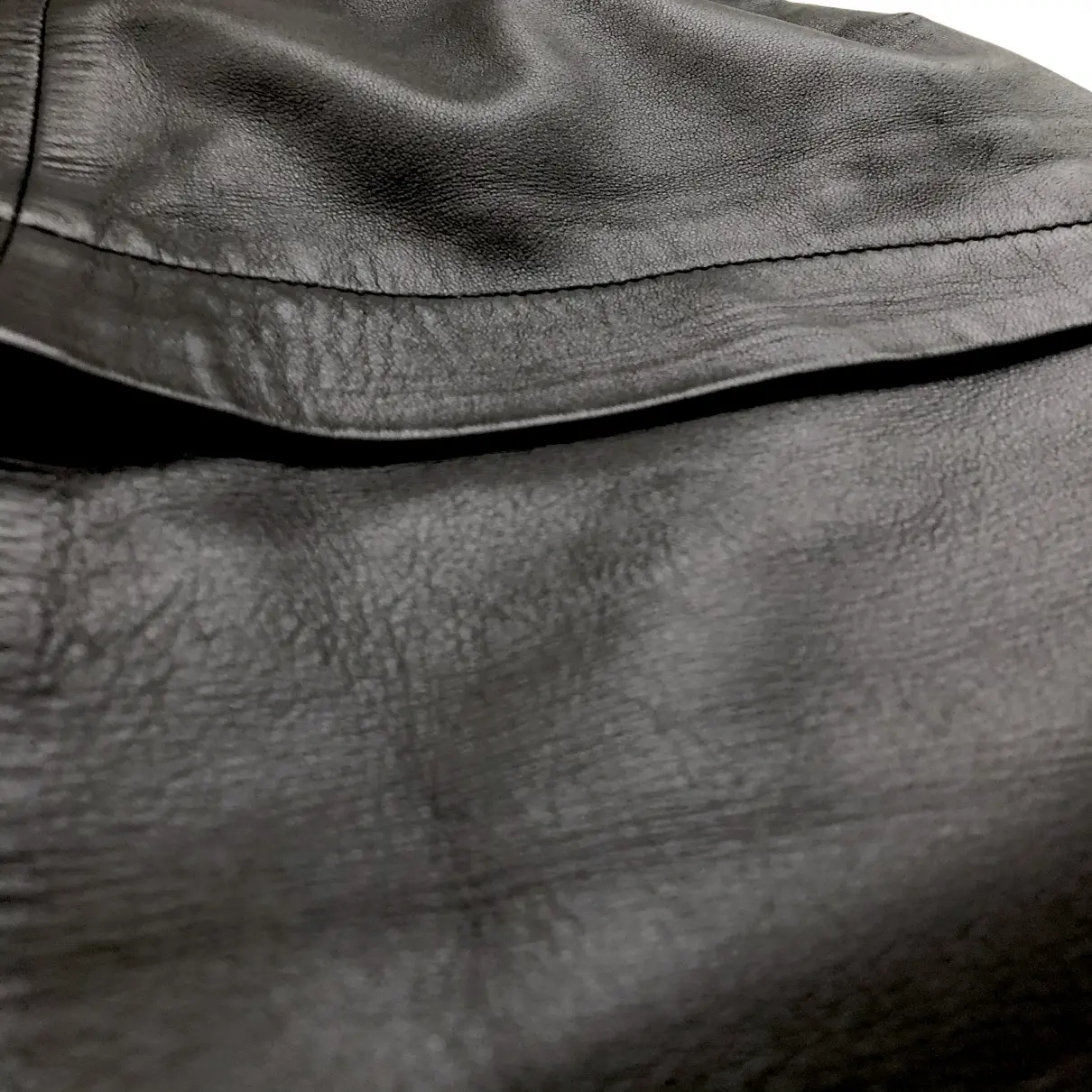 Leather mini skirt Alaïa - Vintage
