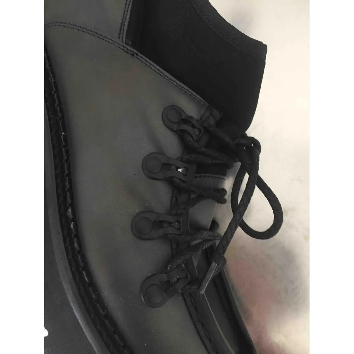 Leather lace up boots Alberto Guardiani