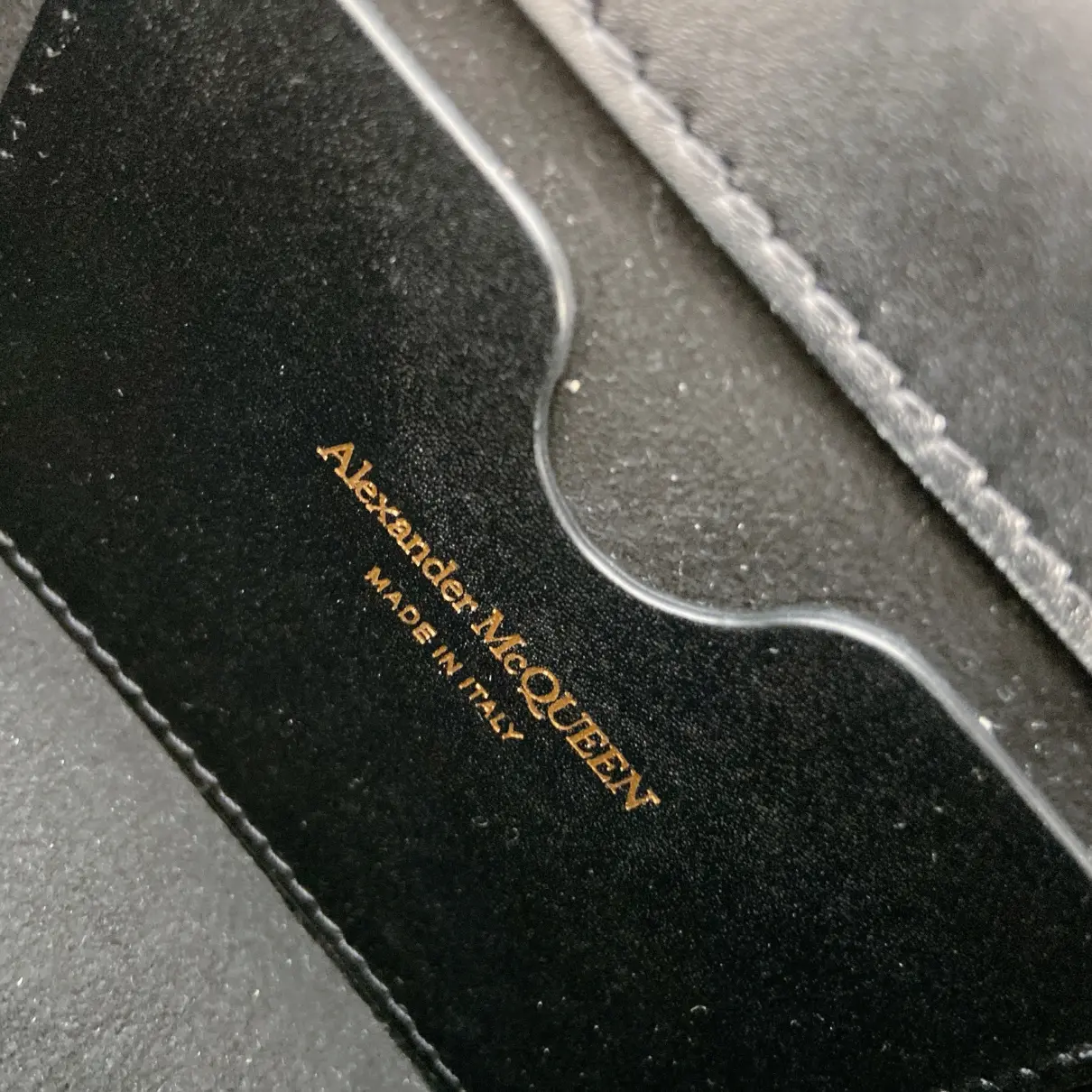 Leather crossbody bag Alexander McQueen