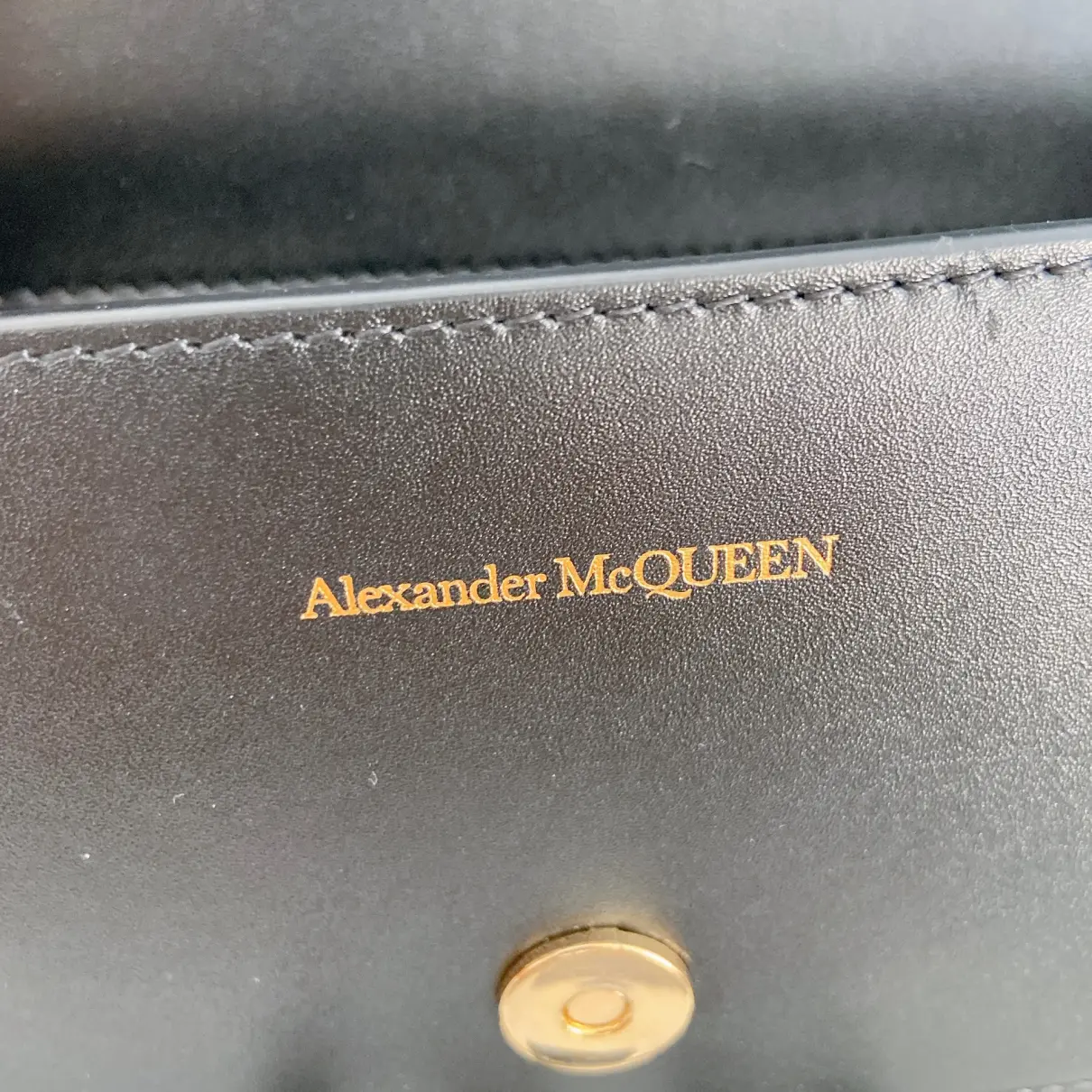 Leather crossbody bag Alexander McQueen