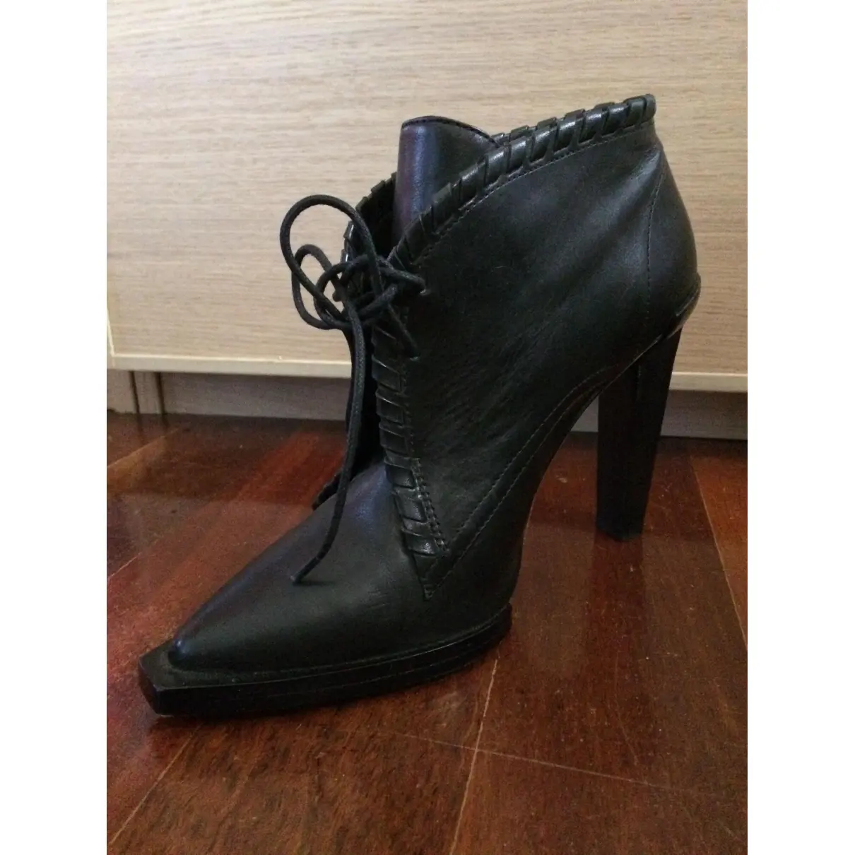 Leather lace up boots Alexander Wang