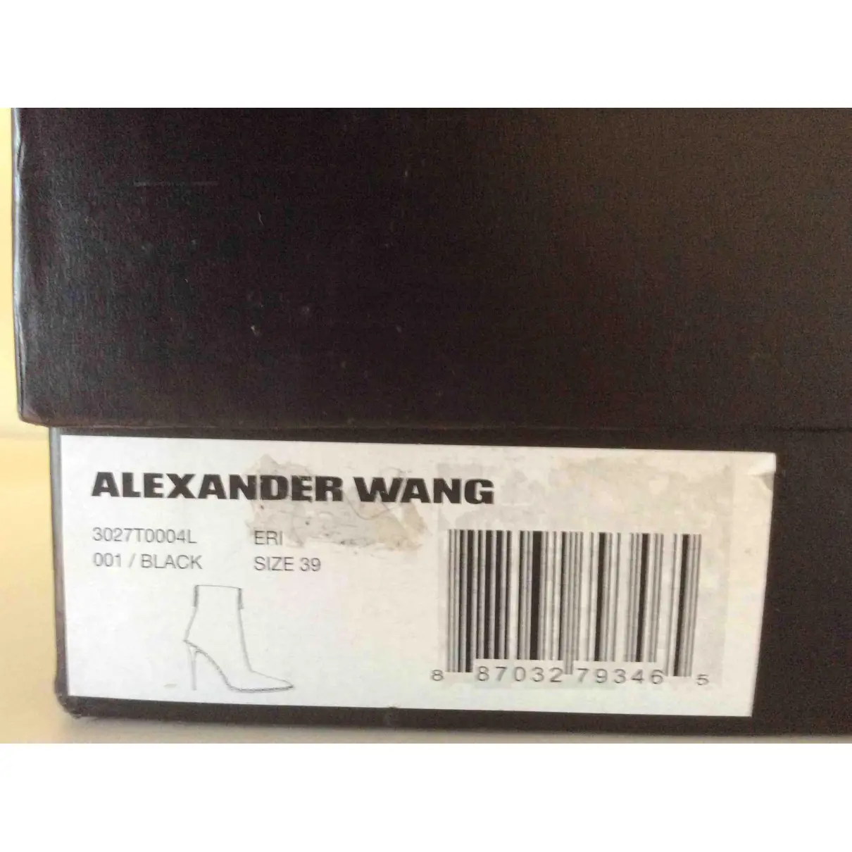 Leather ankle boots Alexander Wang