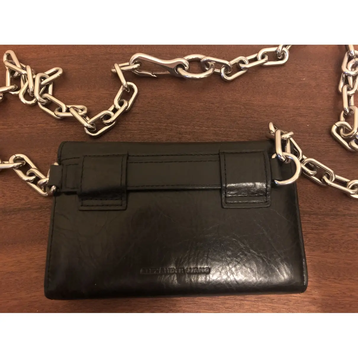 Buy Alexander Wang Leather clutch bag online