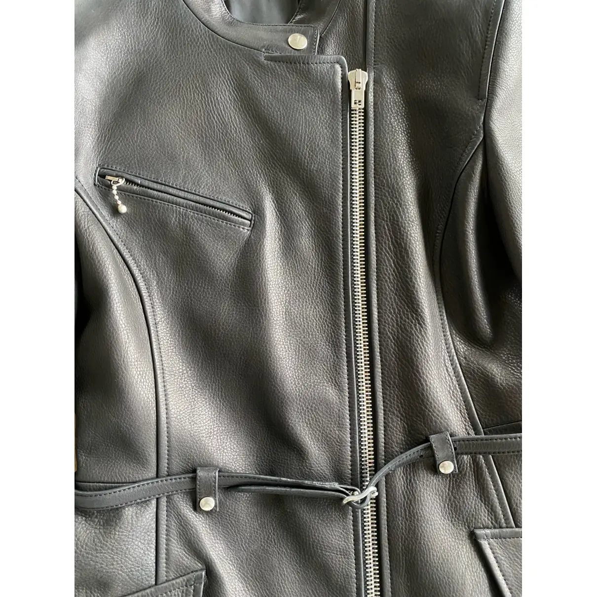 Leather coat Alexander Wang