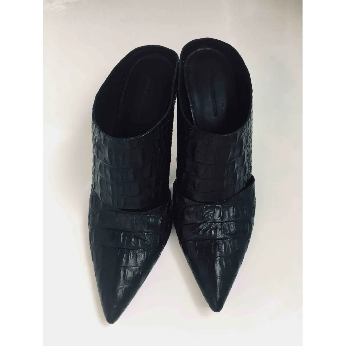 Alexander Wang Leather mules & clogs for sale