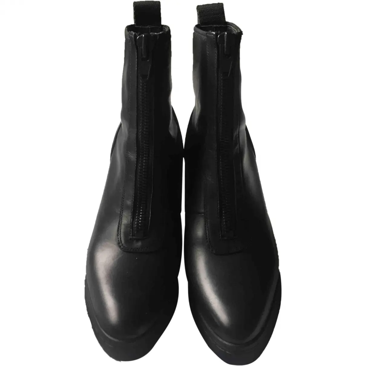Leather ankle boots Alexander Wang Pour H&M