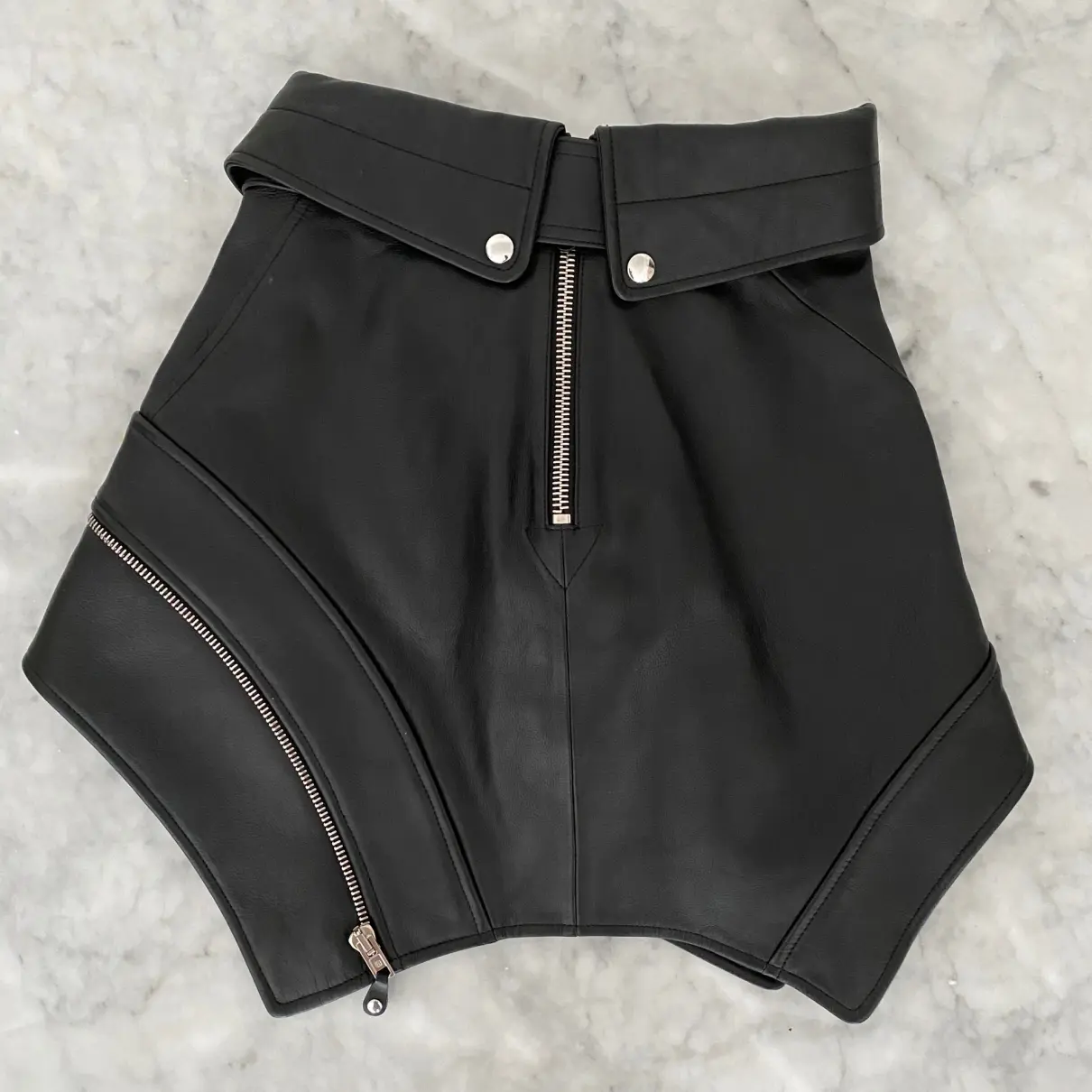 Buy Alexander Wang Leather mini skirt online