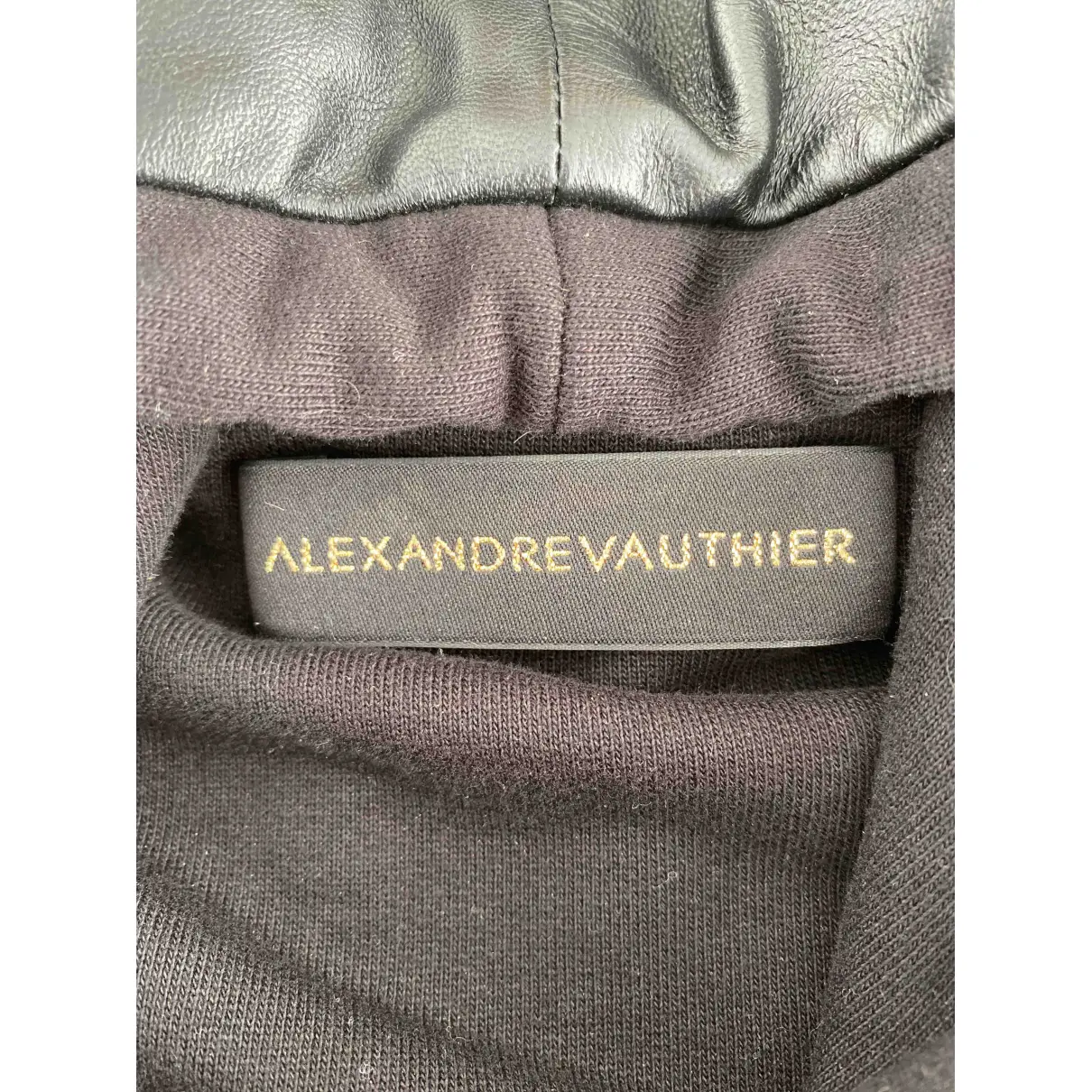 Leather top Alexandre Vauthier