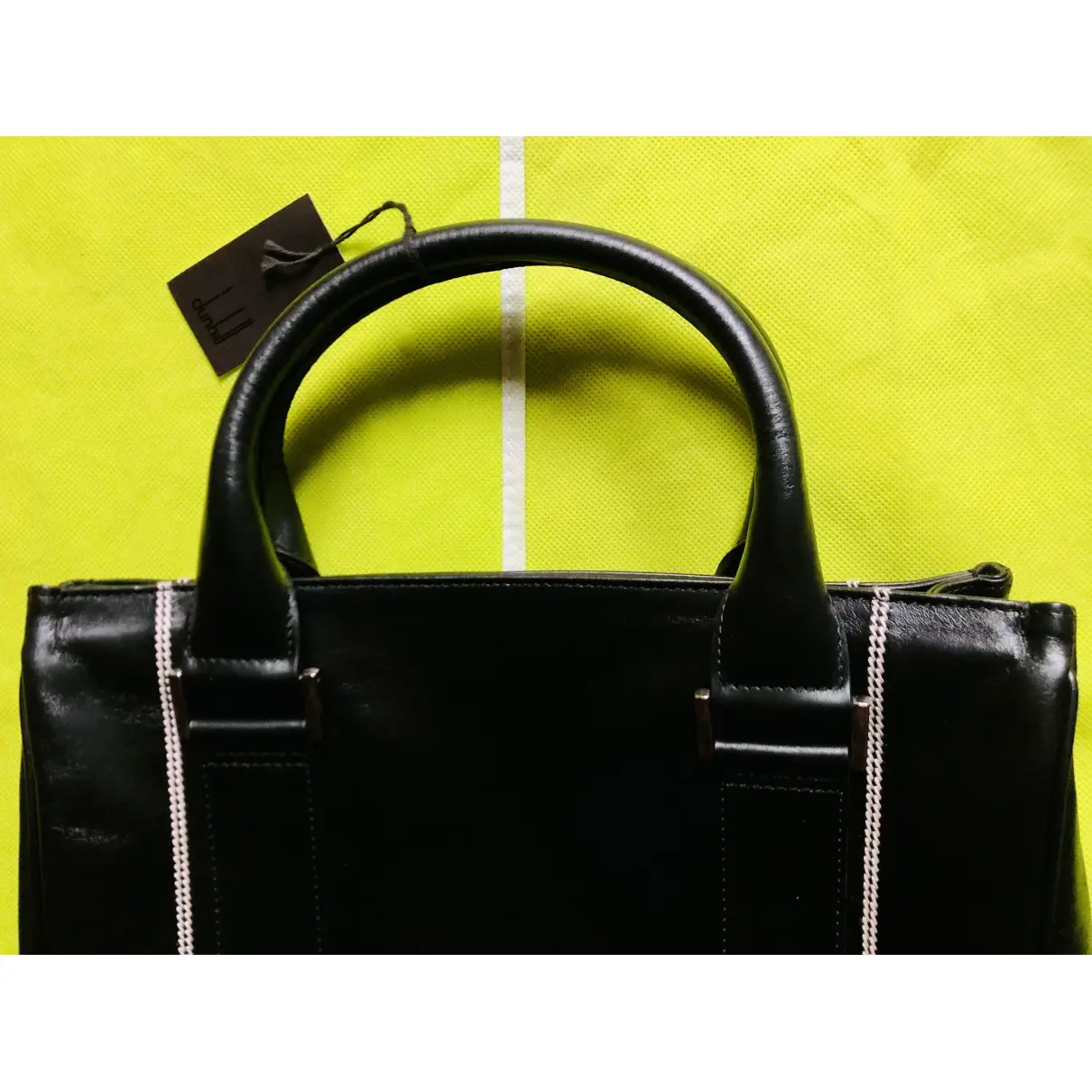 Leather bag Alfred Dunhill