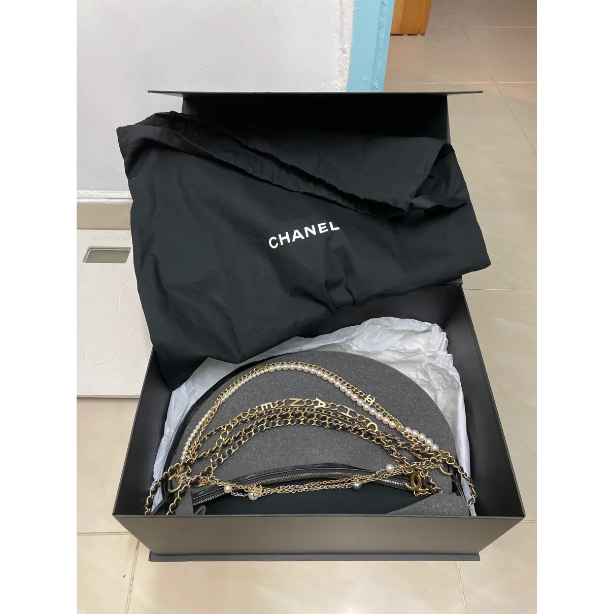 All About Chains leather handbag Chanel