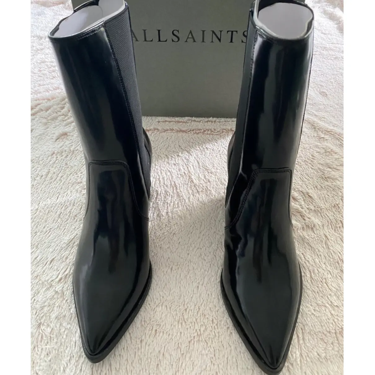 Buy All Saints Leather ankle boots online