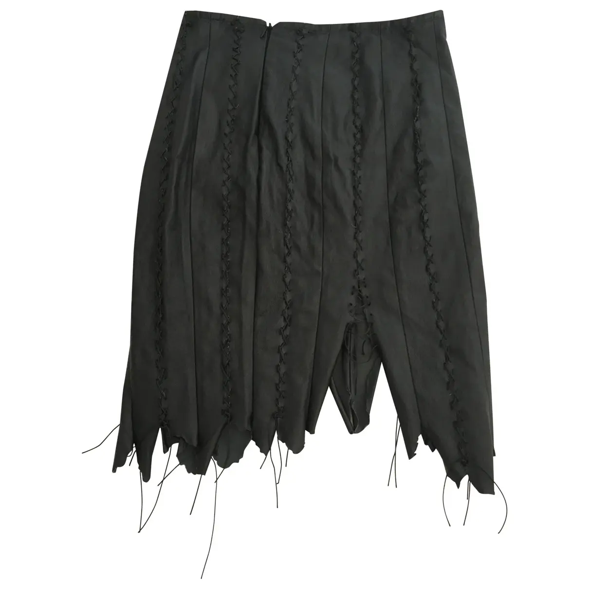 Leather mid-length skirt Altuzarra