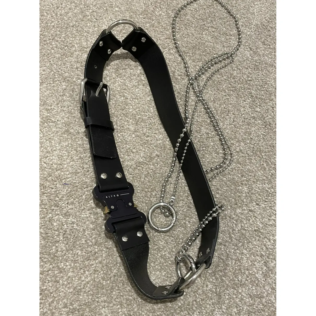 Leather belt Alyx