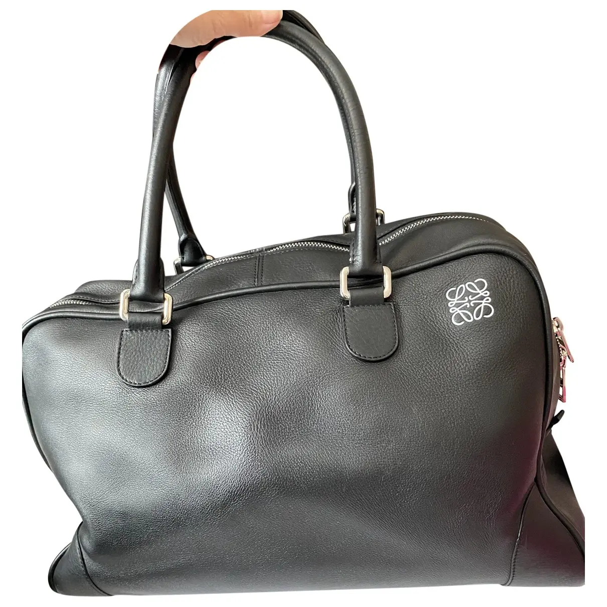 Amazona leather travel bag Loewe