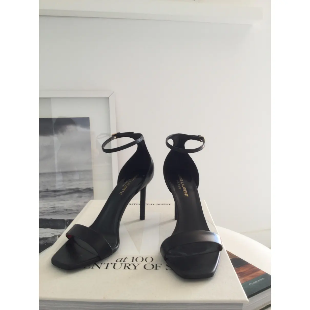 Buy Saint Laurent Amber leather sandals online
