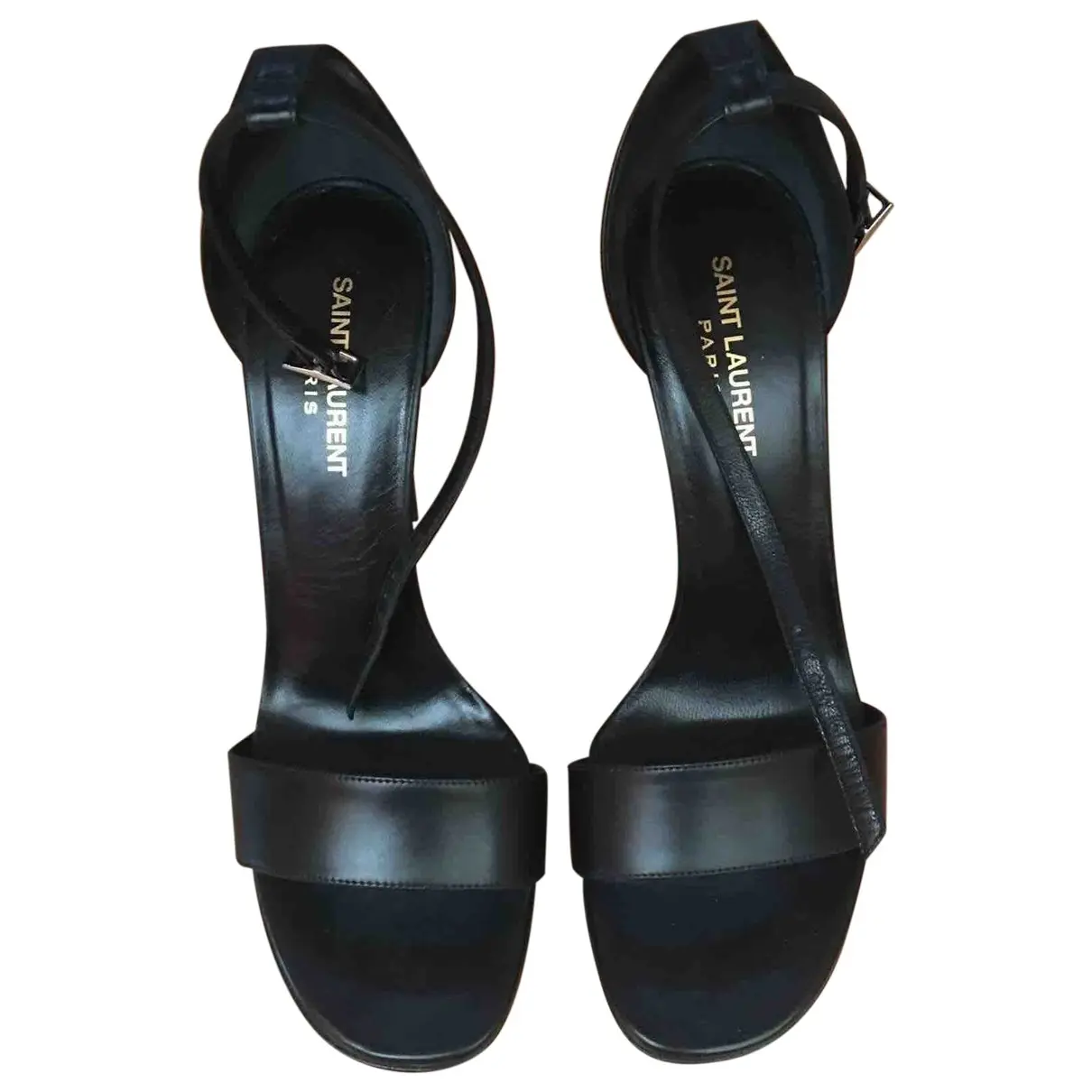 Amber leather sandals Saint Laurent