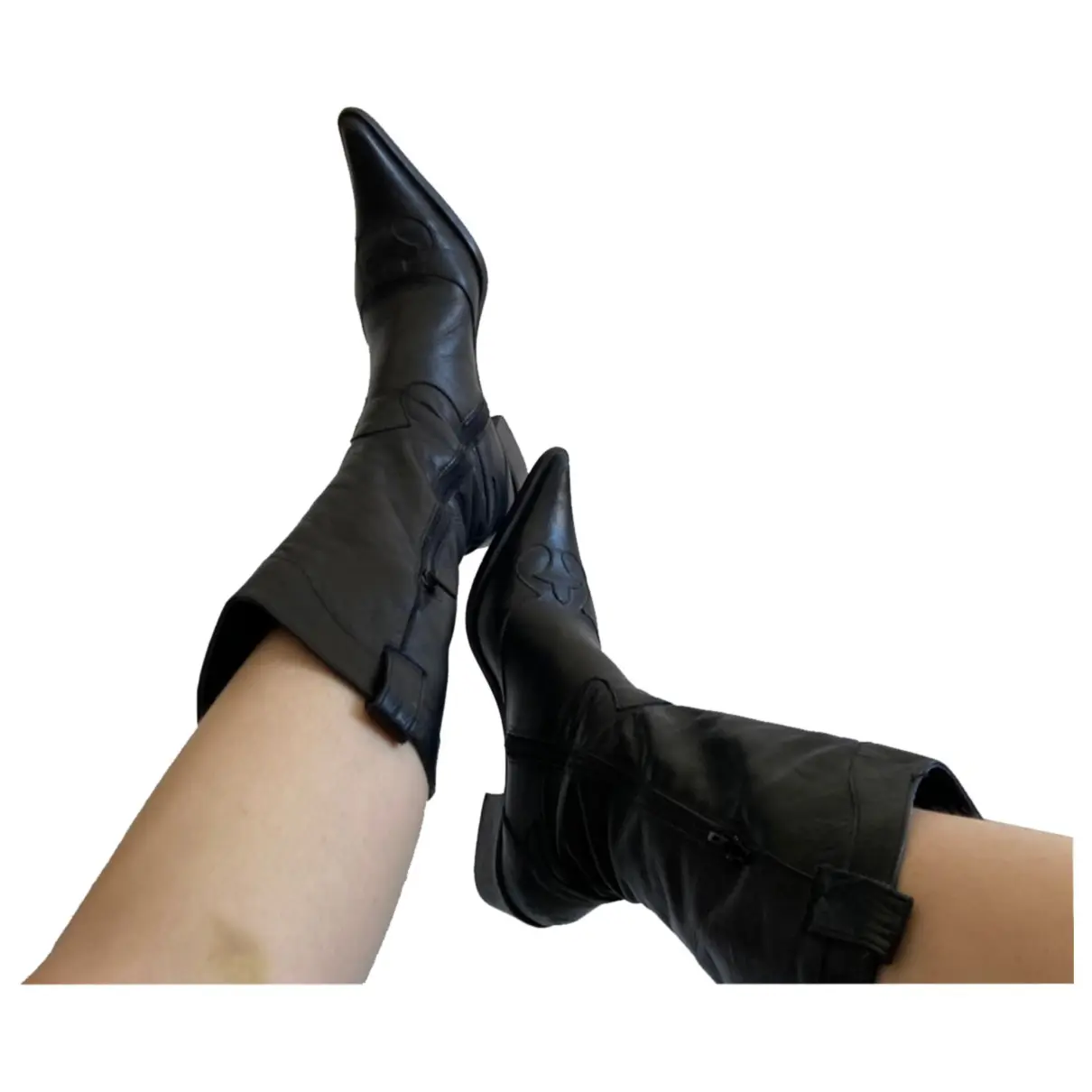 Leather ankle boots American Vintage